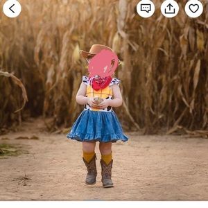 Handmade toy story jessie dress